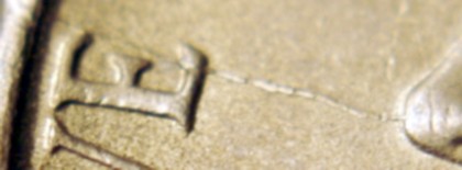 2000-P-Jefferson-Nickel,--Die-Gouge-On-Obv.